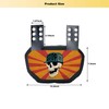 Fenduoer Football Back Plate,Rear Back Protector, Low Back Pad for