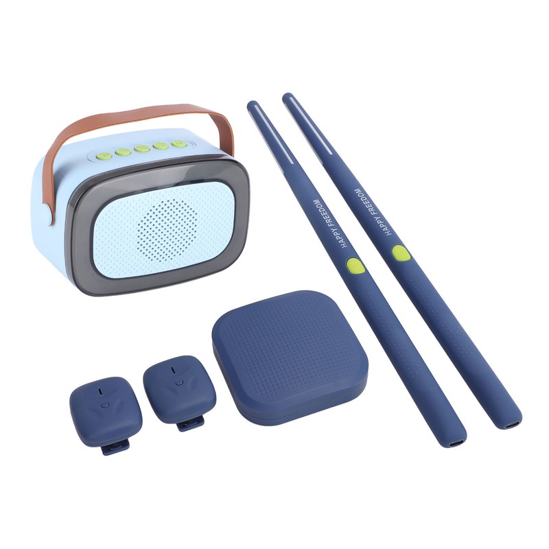 Electric Air Drum Set 3D Motion Sensing Portable Professional Virtual