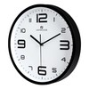 Lafocuse 3D Large Numbers Wall Clock White Silent Modern Wall