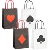 Lesnala 16Pcs Casino theme party favor gift bags with Handles