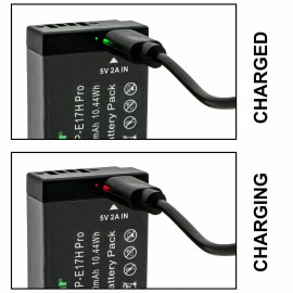 Kastar LP-E17H Pro Battery W/ Type-C for Canon EOS RP Mirrorless Digital Camera