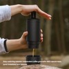 Travel Coffee Maker Manually Operated Compatible for Gusto Capsules Ground