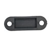 Door Latch Keep Strike Dust Box Black Plastic Small 75mm