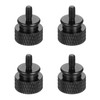 sourcing map 4Pcs M3x6 Aluminum Thumb Screws, 12x16mm(ODxH) Computer Case