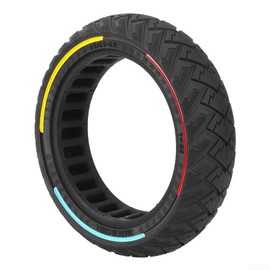 60/65-6.9 Solid Tire For Ninebot Max G2 G65 Electric Scooter, 10inch Off-road Solid tires for Kick Scooter, Explosion Proof (Multicolor)