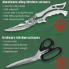Unbranded Stainless Steel Kitchen Scissors – Easy Grip, Sharp Blades