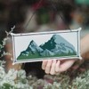 MAYJOYDIY 2pcs Layered Mountain Stencil 11.7×8.3inch Large Nature Mountain Forest
