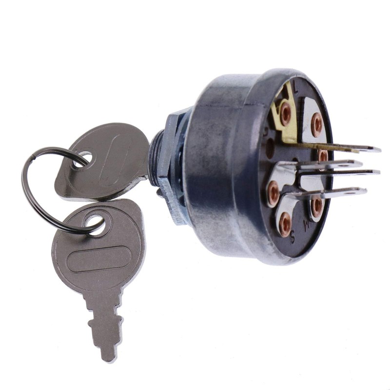 TCINDRR Ignition Key Switch 045898 AM119111 1754250 Compatible with Zero