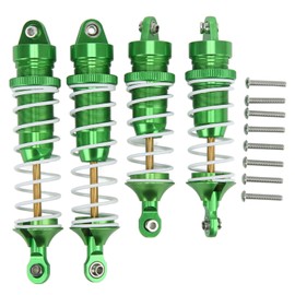 RC Shock Absorber Front Rear Aluminum Alloy Replacement RC Car Spring Damper for Traxxas 1/10 Vehicle Green