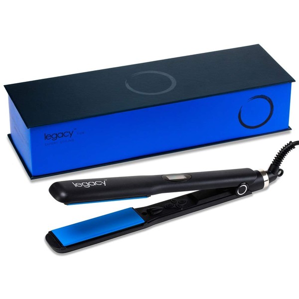 Hair Straightener 1 Inch, Professional Flat Iron with Ceramic Heaters, Instant Heat Up, Negative Ions, Adjustable Temperature, Suitable for Straight Curly All Hair Types Home and Travel Use