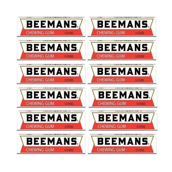 Beemans Chewing Gum, 5 Sticks, 20 Count