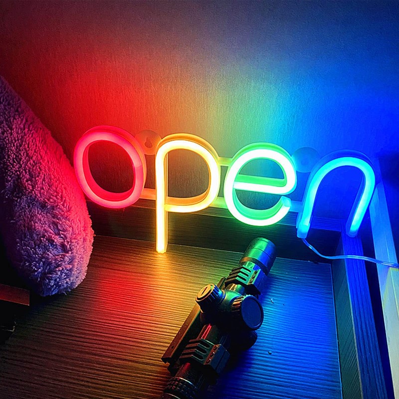 LED Neon Open Sign, Neon Open Signs High Brightness Light