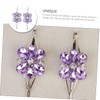Baluue 2pcs Rhinestone Hair Barrettes Clips Crystal Hair Accessories for