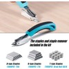 SHALL Hand Stapler Set, 3-in-1 Powerful Wooden Stapler with 3000
