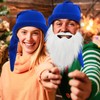 Geyoga Dwarf Hat with Beard Carnival Hat Dwarf Pointed Hat