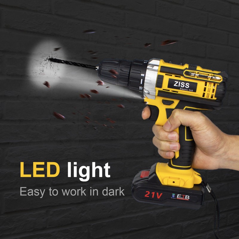 Ziss 21V 34IN1 Electric Cordless Drill Impact Drill Combo Set