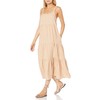 The Drop Women's Brit Tiered Ankle Maxi Tent Dress, Ginger,