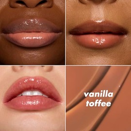 e.l.f. Glow Reviver Bálsamo labial derretido, bálsamo labial tintado hidratante para un acabado brillante y labios suaves y flexibles, vegano y libre de crueldad, caramelo de vainilla