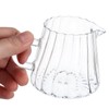 Mikinona High Borosilicate Glass Milk Jug Creamer Pitcher with Comfortable