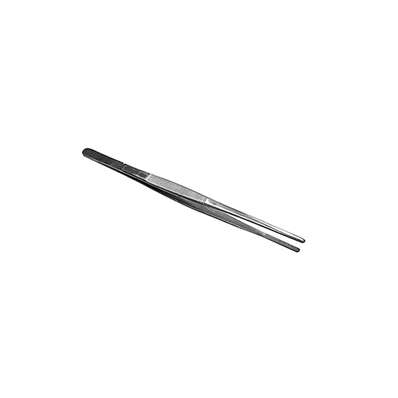 HERGOM Pinza Disección 20cm Sin Dientes Acero Plateado Mate