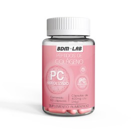 BDM LAB Péptidos de Cólageno Suplemento alimenticio Cológeno Hidrolizado 60 cápsulas