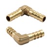 Hordion 2PCS 5/16" Hose Barb Fitting 90 Degree Elbow Connector,