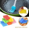 Red Silicone Basting Pastry Brush,Silicone Oil Brush,Kitchen Oil Brush for