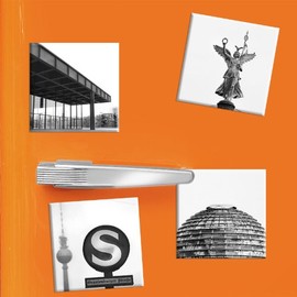 Fridge Magnets - BERLIN - Set contains 4 magnets - Design products made in Berlin