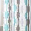 Lush Decor Mid Century Geo Shower Curtain, 72" x 72",