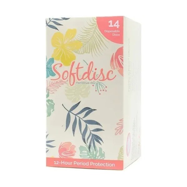 Discos Menstruales Desechables Certificados 14pzas Softdisc Color Transparente