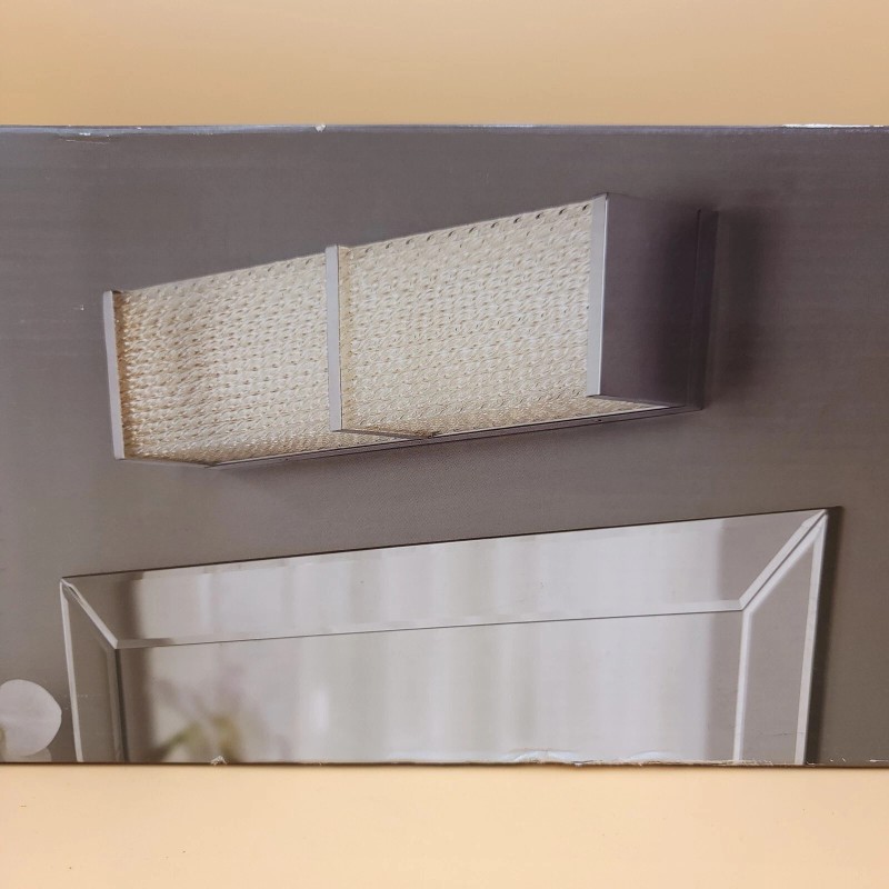 allen + roth Origin 21 Charlotte 18" 3-Light Chrome LED