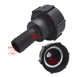1000L IBC 12mm, 25mm, 38mm, 50mm Water Tank Black Adapter Fitting Tool