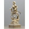 Griechische römische Göttin Artemis Diana Alabaster Statue Skulptur Figur bunt