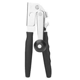 Smooth Edge Safety Cutter Manual Can Opener with Commercial Comfortable Crank Handle Heavy Duty Can Opener-Easy to Use (Heavy Duty Can Open)
