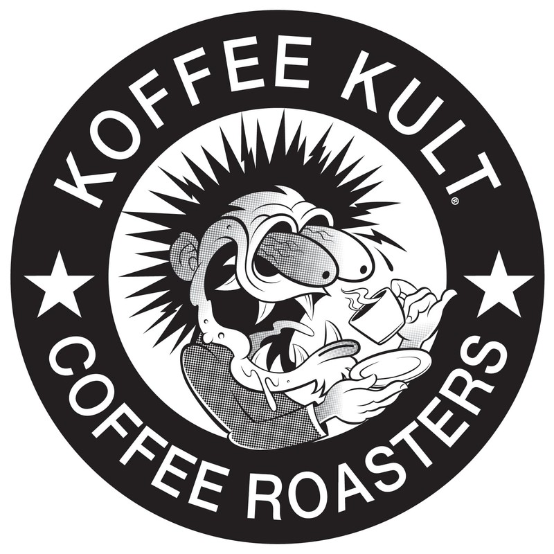 Koffee Kult Half Caff Coffee Whole Bean Dark Roast Half