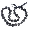 Hawaiian Lei Necklace of Black Kukui Nuts