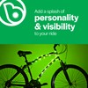 Brightz CosmicBrightz LED Bicycle Frame Light, Green