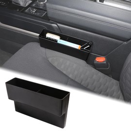 Aunginsy Car Seat Gap Filler Organizer Compatible with Toyota Tundra 2022-2025 2026, Car Front Seat Organizer Truck Side Seat Crevice Gap Filler Storage Box Between Seat & Console Insert Accessories