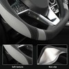 West Llama Flat Bottom Car Steering Wheel Cover for Nissan,D