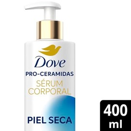 Dove Sérum Corporal en Crema Dermo Hidratante con Pro-Ceramidas que recupera la suavidad y luminosidad de la piel desde el primer uso 400 ml
