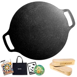Grandoor Multi Griddle 10 inches (Main Body, Bag, Grip, Recipe Book, Sticker Included) IH Compatible Camping Outdoor [Authentic Product]