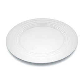 Alessi "Le cerchie" Tray/Centerpiece in Steel Colored with Epoxy Resin, White