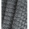 Velvet Bubble Fabric in Grey, 100% Polyester 100% olefin, Sold