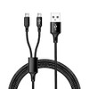 iFlash 6 feet Dual MicroUSB Splitter Charge Cable - Power