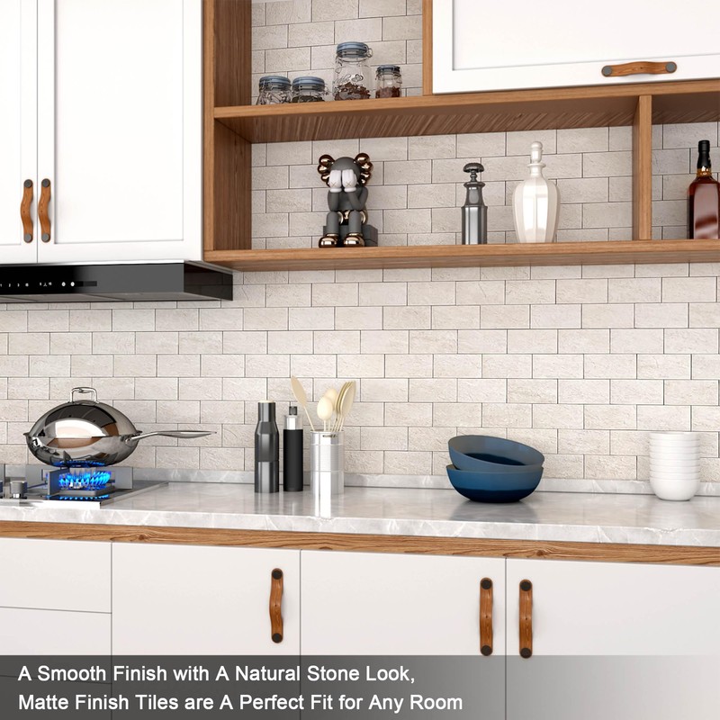 BeNice Peel and Stick Backsplash for Kitchen,Bathroom Wall Backsplash Tile