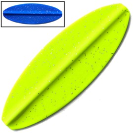 Paladin Flow Indicator – Trout Blinker Inline Spoon, Weight: 3.5 g, Colour: Blue Glitter/Fluo Yellow Glitter