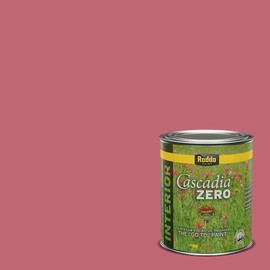 Rodda Paint CASCADIA ZERO Interior Flat Paint & Primer in One, Quart, Punky Pink