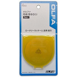 Bulk Purchase!! Set of 10 "OLFA Round Blade 2.4 inches (60 mm) 1 Piece Per Piece RB60"