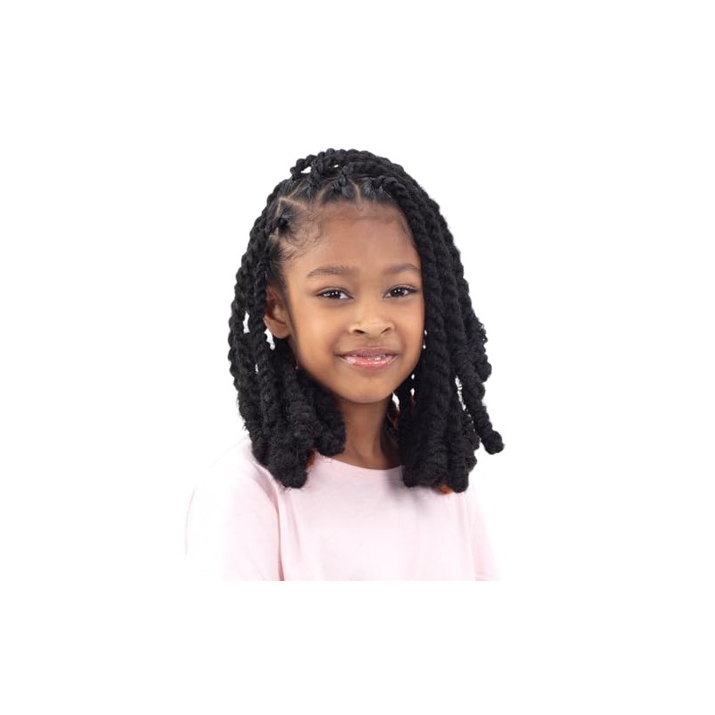 SHAKE-N-GO 3x Kids Cuban Twist Soft & Natural 12" (TWO-TONE