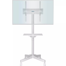 BONTEC Mobile TV Stand, Rolling TV Stand for 23-60 Inch Screens, Adjustable F...